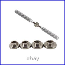 Watch Case Back Opener Kit 15-sided Polygon Repair Tool Remover