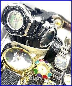 Watch Lot Casio Gruen Seiko Citizen & More Watch Lot Untested Parts Repair