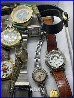 Watch Lot Casio Gruen Seiko Citizen & More Watch Lot Untested Parts Repair