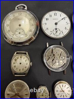 Watch Lot Movements Dials Parts Repair Bulova Elgin Waltham Accutron