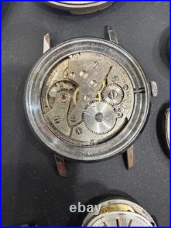 Watch Lot Movements Dials Parts Repair Bulova Elgin Waltham Accutron