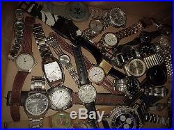 Watch Lot Of 27 Watches For Parts Repairs, Alfex Quartz Suisse Armitron Fossil
