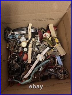 Watch Lot READ DESCRIPTION As-Is 15+ Pounds Some Name Brands (Parts or Repair)