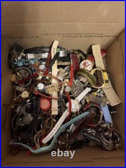 Watch Lot READ DESCRIPTION As-Is 15+ Pounds Some Name Brands (Parts or Repair)