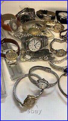 Watch Lot for parts or repair vintage modern mix