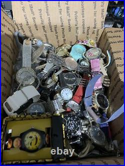 Watch Lot of 100 Watches For Parts Or Repair Some Need Batteries