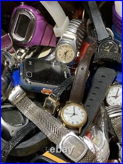 Watch Lot of 100 Watches For Parts Or Repair Some Need Batteries