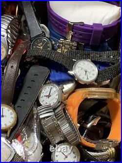 Watch Lot of 100 Watches For Parts Or Repair Some Need Batteries