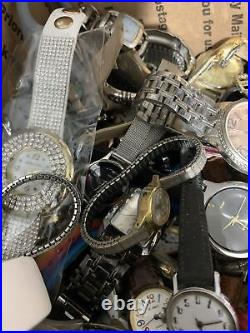 Watch Lot of 100 Watches For Parts Or Repair Some Need Batteries