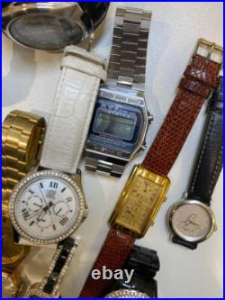 Watch Lot of 12 Pieces Mixed Brands For Parts or Repair Untested JAPAN