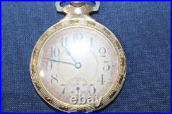 Watch Railroad Model Pocket Watch 2 1/16 Non Running As Is Parts Repair