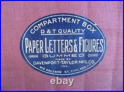 Watch Repair Parts Brass/Metal Screw Assortment in Vintage 40 Compartment Box