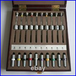 Watch Repair Screwdriver Weight Sleeves Wooden Box Durable Spare Parts 10PCS Set