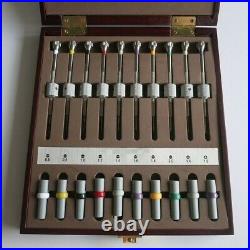 Watch Repair Screwdriver Weight Sleeves Wooden Box Durable Spare Parts 10PCS Set