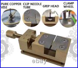 Watch Repair Tool Kit Table Vice Pointer Tube Clamp Wheel Vice Fixing Bench Part