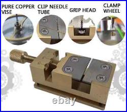 Watch Repair Tool Kit Table Vice Pointer Tube Clamp Wheel Vice Fixing Bench Part