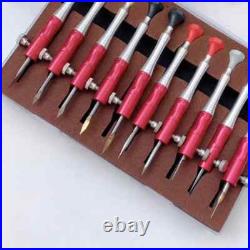 Watch Repair Tool Set 10PCS Metal Reamers Modify Watch Parts Watchmaker Kit