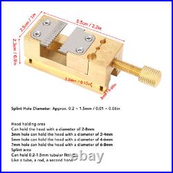 Watch Repair Vise Clamp For Wheel Pointers Tube Clamp Home Metal Holder Part Watch Repair Vise Clamp For Wheel Pointers Tube Clamp Home Metal Holder Part