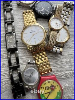 Watch lot -bulova/seiko/ movado/timex and others parts/repair