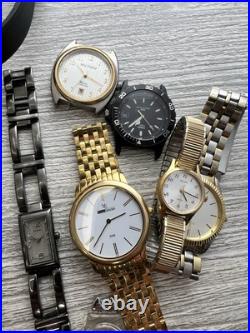 Watch lot -bulova/seiko/ movado/timex and others parts/repair