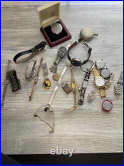 Watch lot -bulova/seiko/ movado/timex and others parts/repair