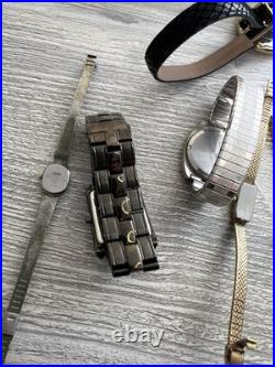 Watch lot -bulova/seiko/ movado/timex and others parts/repair