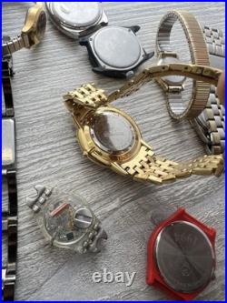 Watch lot -bulova/seiko/ movado/timex and others parts/repair