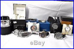 Watch lot of 11 Watches, Seiko, Kenneth Cole, Roamer AS IS for PARTS or REPAIR