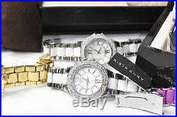 Watch lot of 13 Watches, Akribos, Badgley Anne Klein, AS IS for PARTS or REPAIR