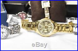 Watch lot of 13 Watches, Akribos, Badgley Anne Klein, AS IS for PARTS or REPAIR