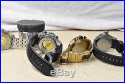 Watch lot of 6 Men's Invicta & Swiss Legend Watches, AS IS for PARTS or REPAIR