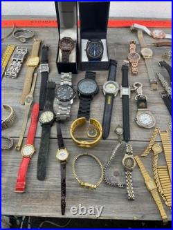 Watch lot parts repair over 50 watches