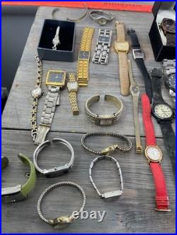 Watch lot parts repair over 50 watches
