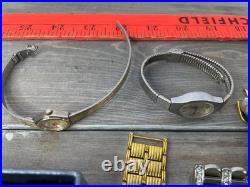 Watch lot parts repair over 50 watches
