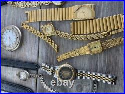Watch lot parts repair over 50 watches