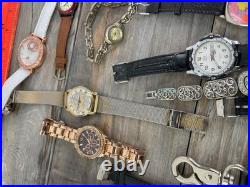 Watch lot parts repair over 50 watches