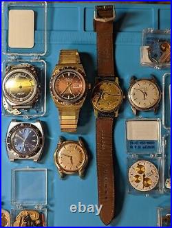 Watch lot parts repair vintage. Shipping only in US and Canada $40