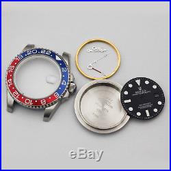 Watch repair parts GMT MASTER watch case kit FIT 2836 movement 40mm