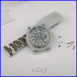 Watch repair parts for black submariner watch case kit FIT 2836 movement 116600
