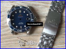 Watch repair parts seamaster watch case kit fit eta 2824 movement 40mm