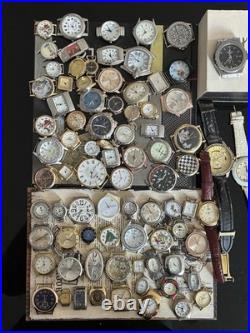 Watches Lot of 80+ Vintage/Now Fashion For Parts/Repair/Battery Non-Working