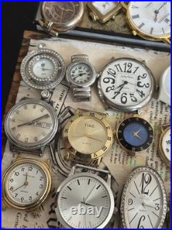 Watches Lot of 80+ Vintage/Now Fashion For Parts/Repair/Battery Non-Working