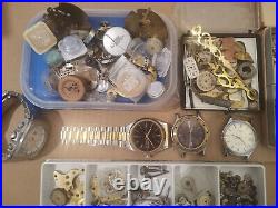 Watches & Watch Parts Lot (for repair/restore)