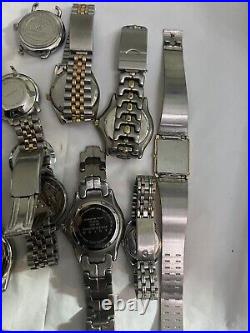 Watches for parts and repair only, 14 pieces different made, sold as is