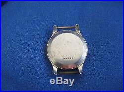Watchmaker Estate LeCoultre Mens 17j Military Style Watch for parts or repair