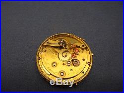 Watchmaker Estate Pocket Watch Movement Chas. E. Jacot's High Grade Parts/Repair