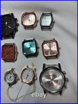 Watchmaker Lot 85 Watch Heads Cases Quartz Parts Repair Silver Spoon Geneva