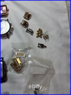 Watchmaker Lot 85 Watch Heads Cases Quartz Parts Repair Silver Spoon Geneva