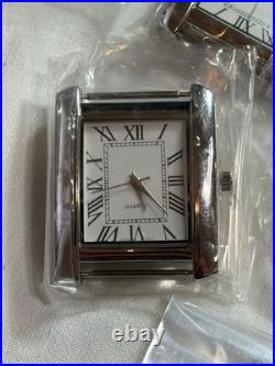 Watchmaker Lot 85 Watch Heads Cases Quartz Parts Repair Silver Spoon Geneva