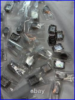 Watchmaker Lot 85 Watch Heads Cases Quartz Parts Repair Silver Spoon Geneva